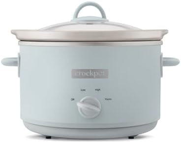 4.5 Quart Manual Slow Cooker – Macaroon Blue - Curated Catalog E3