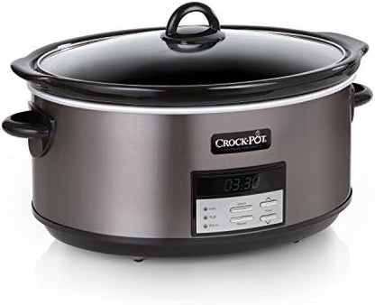 8 Quart Programmable Slow Cooker with Auto Warm - Curated Catalog T1