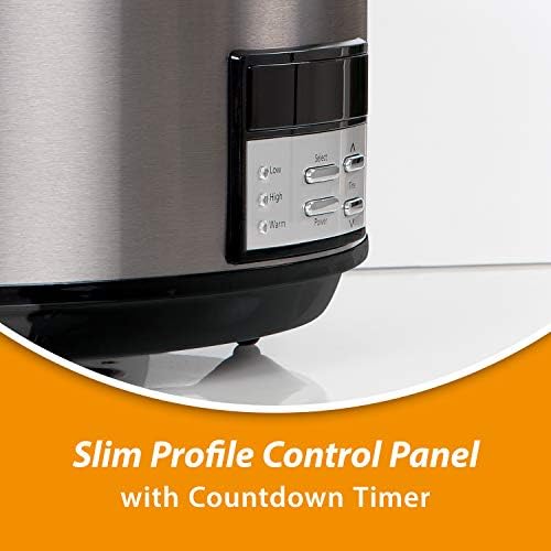 8 Quart Programmable Slow Cooker with Auto Warm - Curated Catalog T1