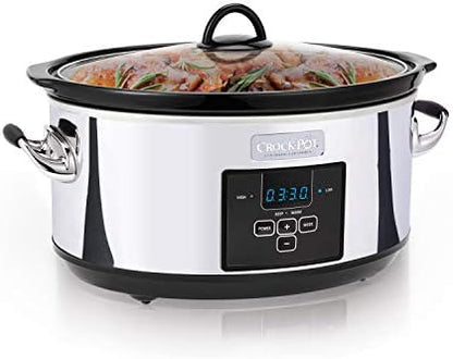 7 Quart Programmable Slow Cooker – Polished Platinum - Curated Catalog V1