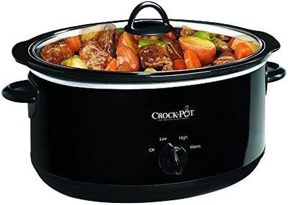 8 Quart Manual Slow Cooker – Black - Curated Catalog N3