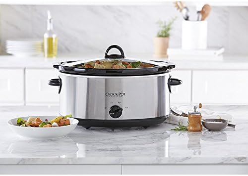 7 Quart Oval Manual Slow Cooker – Stainless Steel - Curated Catalog N2