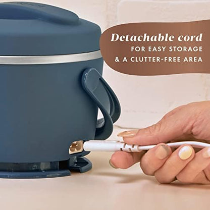 Electric Lunch Box Food Warmer 20oz – Faded Blue - Curated Catalog E4