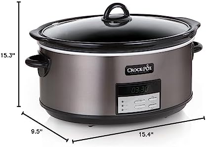 8 Quart Programmable Slow Cooker with Auto Warm - Curated Catalog T1