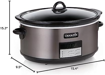 8 Quart Programmable Slow Cooker with Auto Warm - Curated Catalog T1