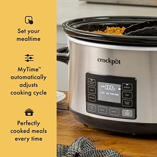 7 Quart Portable Programmable Slow Cooker with Timer - Curated Catalog M9