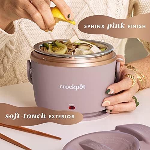 Electric Lunch Box Food Warmer 20oz – Blush Pink - Curated Catalog O2