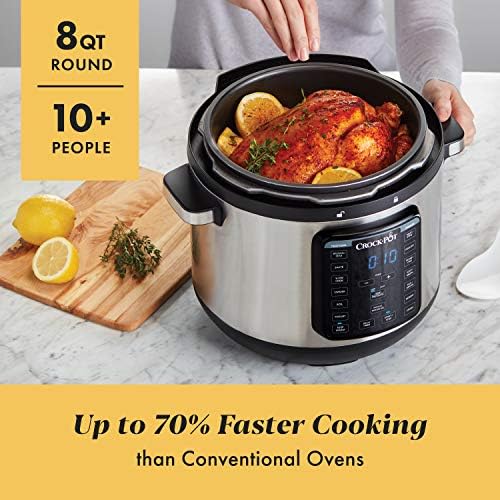 8 Quart Express Crock Multi-Use Pressure Cooker - Curated Catalog U8