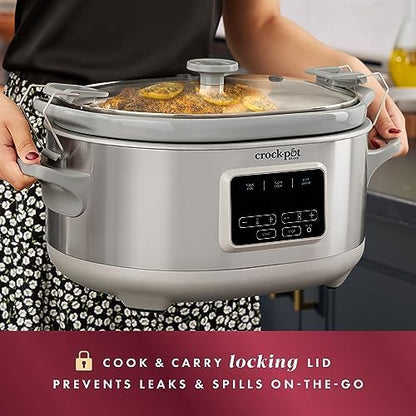 7 Quart Programmable Cook & Carry Slow Cooker - Curated Catalog T8