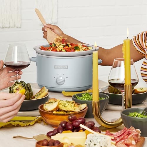 4.5 Quart Manual Slow Cooker – Macaroon Blue - Curated Catalog I6