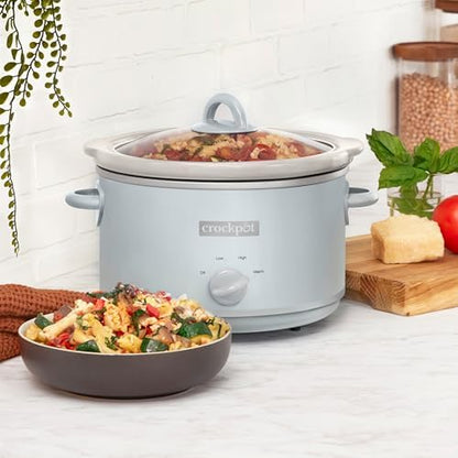4.5 Quart Manual Slow Cooker – Macaroon Blue - Curated Catalog E3
