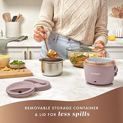 Electric Lunch Box Food Warmer 20oz – Blush Pink - Curated Catalog O2