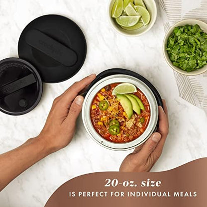Electric Lunch Box Food Warmer 20oz – Black - Curated Catalog H4
