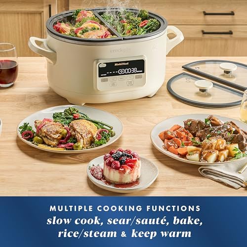 MultiMeal Multicooker with Programmable Slow Cooker - Curated Catalog Q0