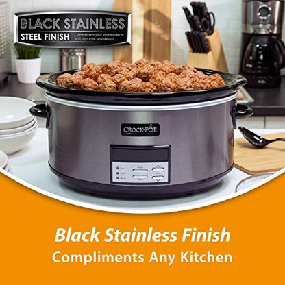 8 Quart Programmable Slow Cooker with Auto Warm - Curated Catalog T1