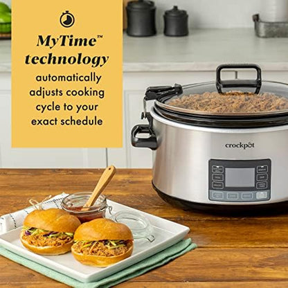 7 Quart Portable Programmable Slow Cooker with Timer - Curated Catalog M9