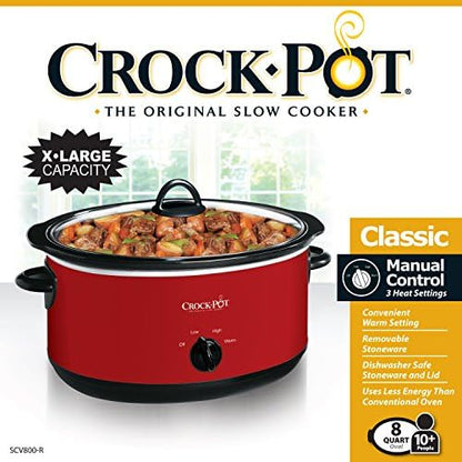 Express Crock 8 Quart Programmable Slow Cooker - Curated Catalog S6