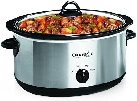 7 Quart Oval Manual Slow Cooker – Stainless Steel - Curated Catalog N2