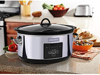7 Quart Programmable Slow Cooker – Polished Platinum - Curated Catalog V1