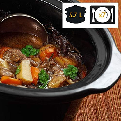 Cook & Carry 6 Quart Portable Slow Cooker - Curated Catalog M1
