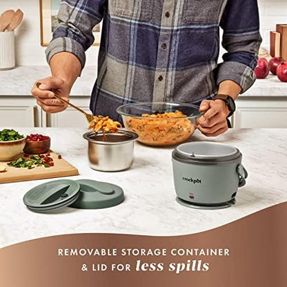 Portable Electric Lunch Box Food Warmer – Green - Curated Catalog P5
