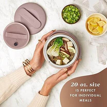 Electric Lunch Box Food Warmer 20oz – Blush Pink - Curated Catalog O2