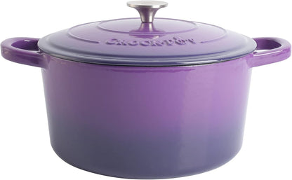 3 Quart Enameled Cast Iron Dutch Oven – Aqua - Curated Catalog H5