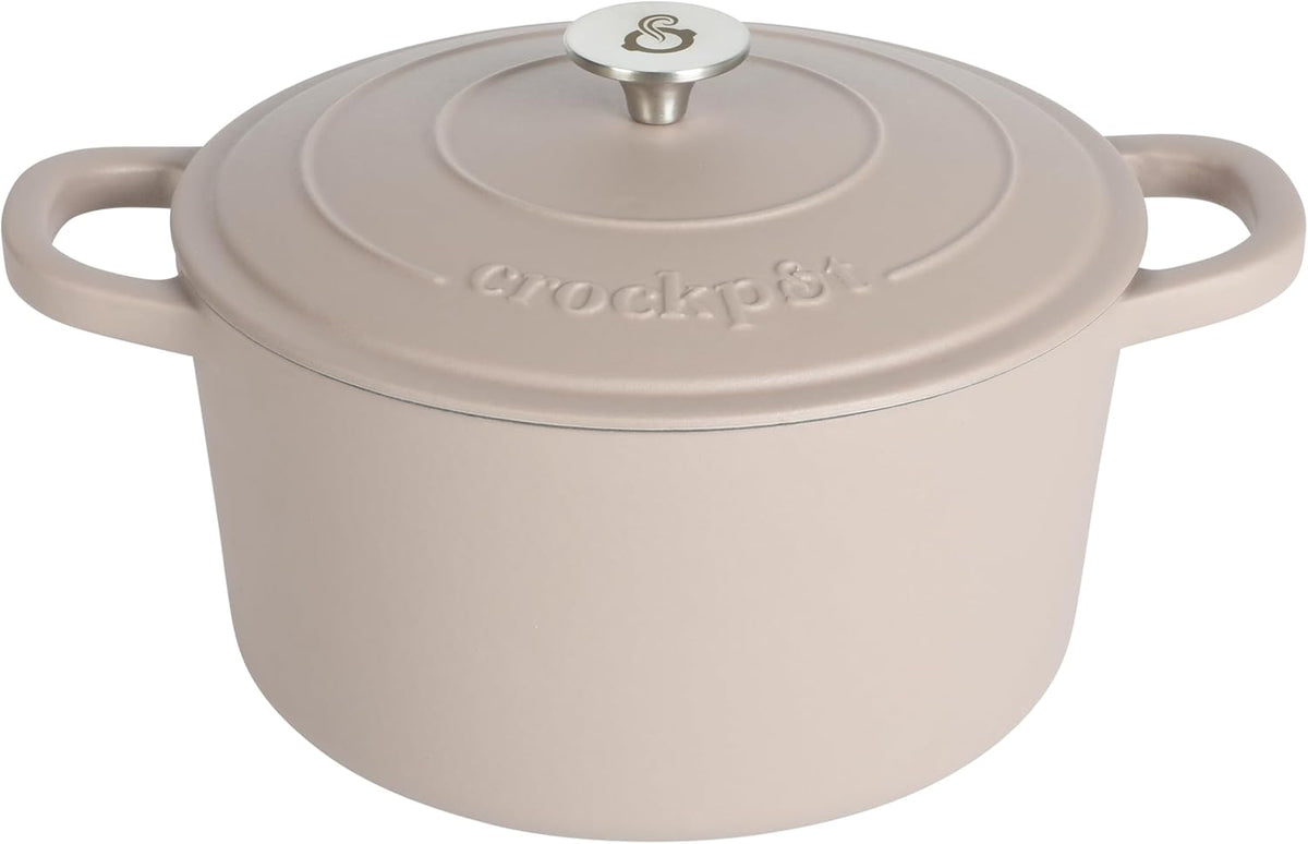 3 Quart Enameled Cast Iron Dutch Oven – Aqua - Curated Catalog H5