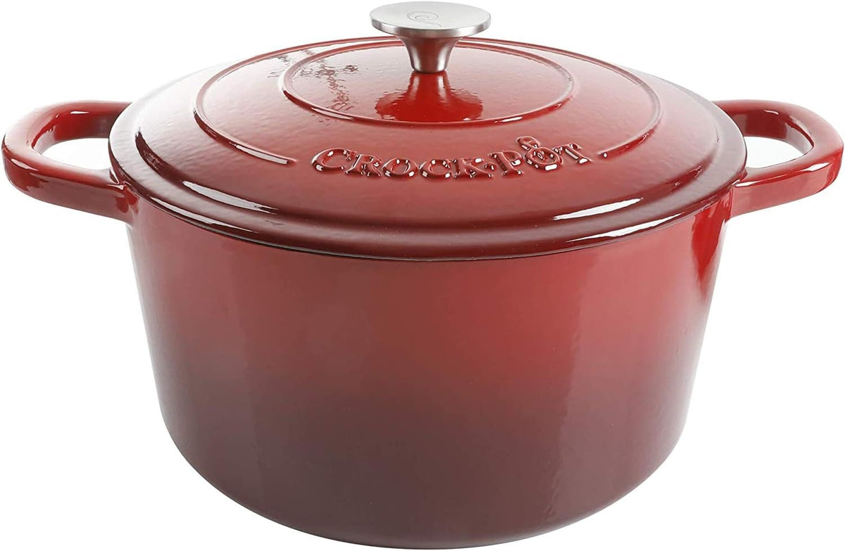 3 Quart Enameled Cast Iron Dutch Oven – Aqua - Curated Catalog H5