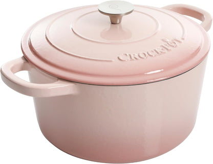 3 Quart Enameled Cast Iron Dutch Oven – Aqua - Curated Catalog H5