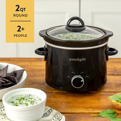 2 Quart Mini Slow Cooker – Classic Compact Cooker - Curated Catalog B6