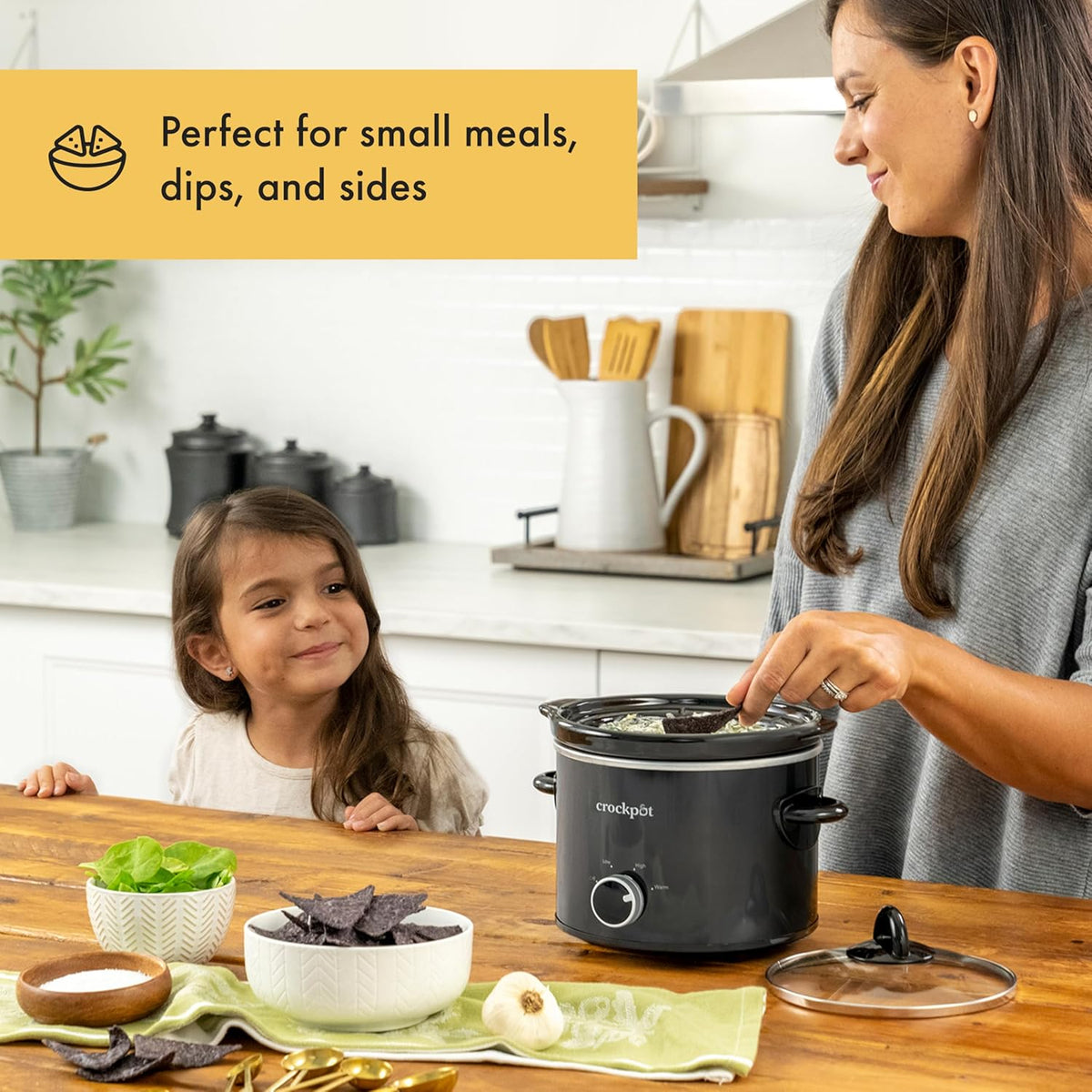 2 Quart Mini Slow Cooker – Classic Compact Cooker - Curated Catalog J5